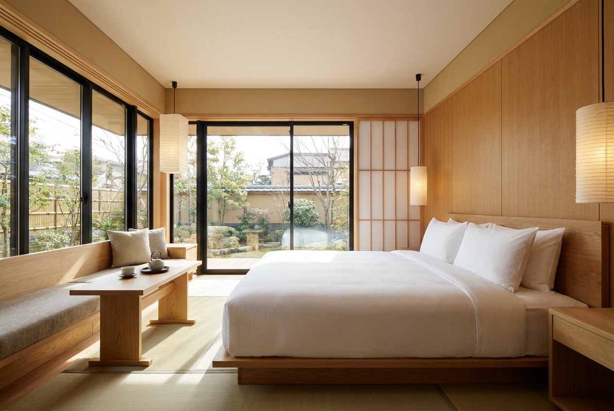 OTA掲載用の魅力的なホテル客室写真